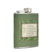 Vintager irischer Toast Flachmann (Rechts)