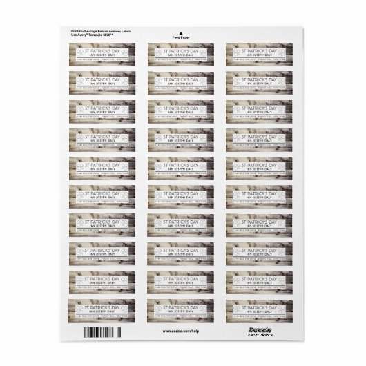 Vintager Irish Wood St Patrick's Day (Vorne)