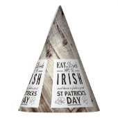 Vintager Irish Wood St Patrick's Day Partyhütchen (Links)