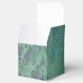 Vintager irisierender Damast Geschenkschachtel (Geöffnet)