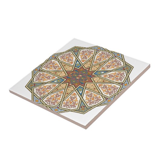 Vintager islamischer Muster-Entwurf Fliese (Seite)