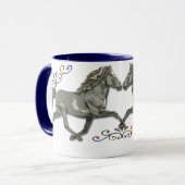 Vintager Isländer Tasse (Vorderseite Links)