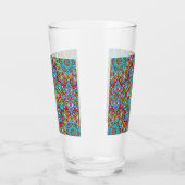 VINTAGER ITALIENISCHER GLASTUMBLER GLAS (Links)