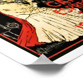 Vintager italienischer Viktorianischer Kaffeespres Poster (Ecke)