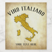 Vintager italienischer Wein Etikett (Einzelnes Label)