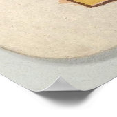 Vintager Jack der Kartendarstellungskarte Poster (Ecke)