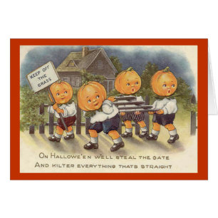 Vintager Jack o' Lantern Boys Stepptor