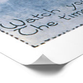 Vintager Jack o' Lantern Child Poster (Ecke)