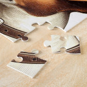 Vintager Jack Russell Terrier Seamless Puzzle (Seite)