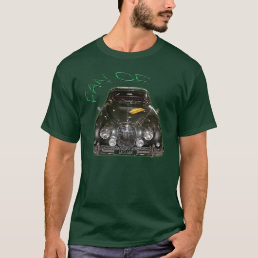 Vintager Jaguar (Änderungstext) T-Shirt (Vorderseite)