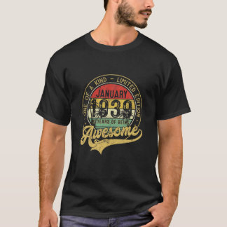 Vintager Januar 1939 83 Jahre Geboren 1939 83. T-Shirt