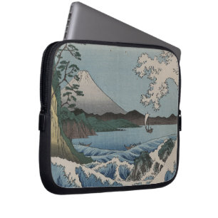 Vintager Japaner das Meer von Satta Laptopschutzhülle