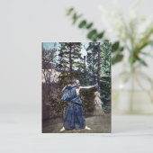 Vintager japanischer 射 手 postkarte (Stehend Vorderseite)