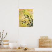 Vintager Japanischer Bird Poster (Küche)