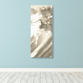 Vintager japanischer Drache Leinwanddruck (Insitu (Holzboden))