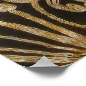 Vintager japanischer Drache Poster (Ecke)