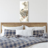 Vintager japanischer Drachenkrieger Leinwanddruck (Insitu (Schlafzimmer))