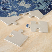 Vintager japanischer Geisha in einem Extravaganten Puzzle (Seite)