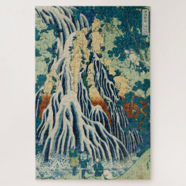 Vintager japanischer Holzblock Wasserfall Kirifuri Puzzle
