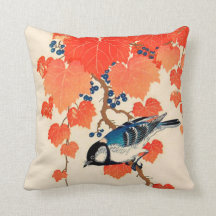 Vintager japanischer Jay-Vogel und