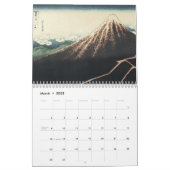 Vintager japanischer Kalender (Mär 2025)