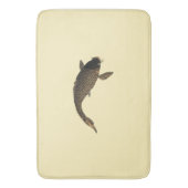 Vintager japanischer Koi-Fisch von Toyohara Chikan Badematte (Vorderseite Vertikal)