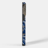 Vintager japanischer Kunstkarpfen in Waves Koi iPhone Hülle (Rechte Seite)