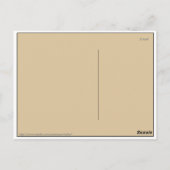 Vintager japanischer Kunstvogel in Tree Postkarte (Rückseite)