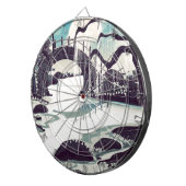 Vintager japanischer Mediationsgarten Dartscheibe (Vorderseite rechts)