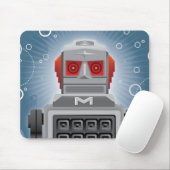 Vintager japanischer Roboter Mousepad (Mit Mouse)