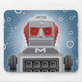 Vintager japanischer Roboter Mousepad (Vorne)