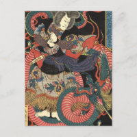 Vintager japanischer Roter Drache