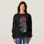 Vintager japanischer Samurai Bushido Warrior Sweatshirt (Vorne ganz)