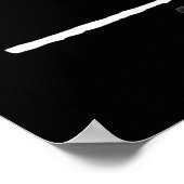 Vintager japanischer Samurai-Krieger Poster (Ecke)