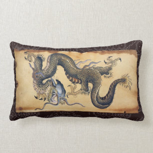 Vintager japanischer Tätowierungs-Kunst-Drache Lendenkissen
