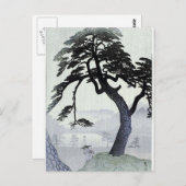 Vintager japanischer Tree Postkarte (Vorne/Hinten)