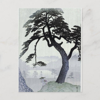 Vintager japanischer Tree Postkarte