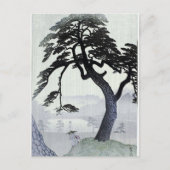 Vintager japanischer Tree Postkarte (Vorderseite)