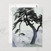 Vintager japanischer Tree Postkarte (Vorne/Hinten)