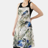 Vintager japanischer Vogel Blossom Schürze (InSitu)