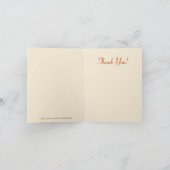 Vintager japanischer Vogel und Herbstgrapevine Karte (Innenseite)