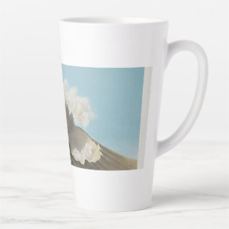 Vintager japanischer Vulkan Landschaft Art Kaffee  Milchtasse