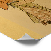 Vintager japanischer Wall Art Tee Poster (Ecke)