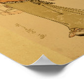 Vintager japanischer Wall Art Tee Poster (Ecke)