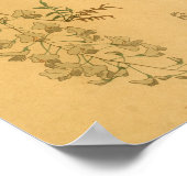 Vintager japanischer Wall Art Tree Poster (Ecke)