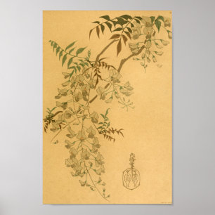 Vintager japanischer Wall Art Tree Poster