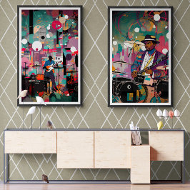 Vintager Jazz Club bringt mich zurück in die Zeit Poster