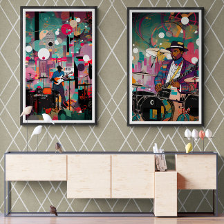 Vintager Jazz Club bringt mich zurück in die Zeit Poster