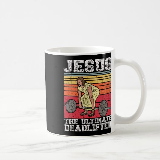 Vintager Jesus, der ultimative Todesflieger, der s Kaffeetasse (Rechts)