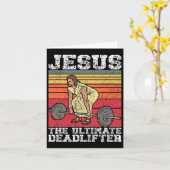 Vintager Jesus, der ultimative Todesflieger, der s Karte (Gelbe Blume)